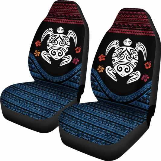Turtle Polynesian Hawaiian Car Seat Covers Set Of 2 091814 06 - YourCarButBetter