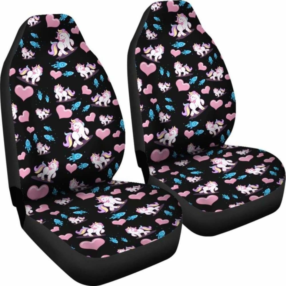 Unicorn Rockets Car Seat Covers 170817