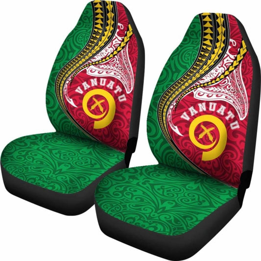 Vanuatu Polynesian Car Seat Covers Vanuatu Manta Polynesian Amazing 105905 - YourCarButBetter