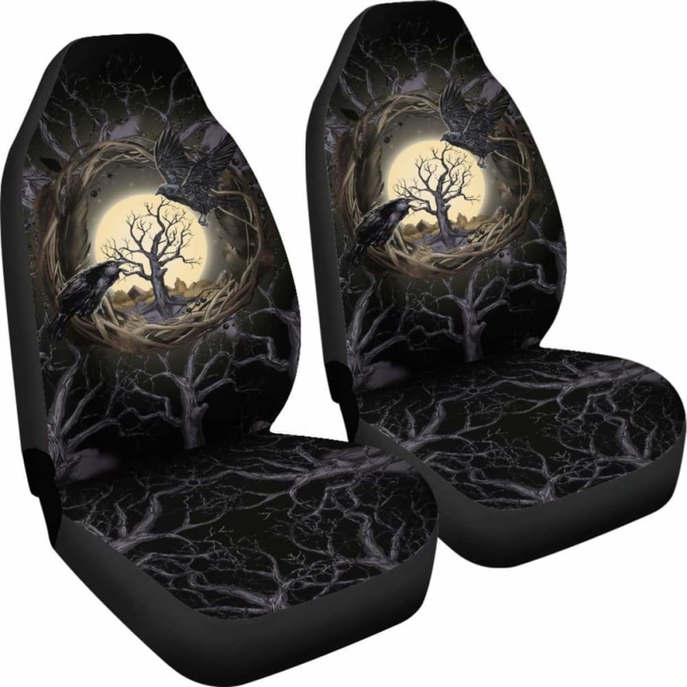 Viking Car Seat Cover - Raven Of Odin - 144909