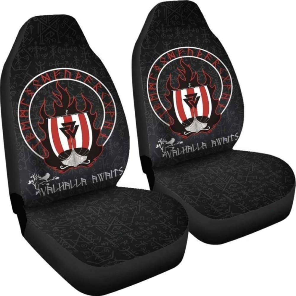 Viking Drakkar Longship Valknut Car Seat Covers 144909