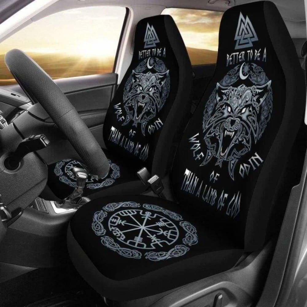 Viking Fenrir Vegvisir Car Seat Covers 144909
