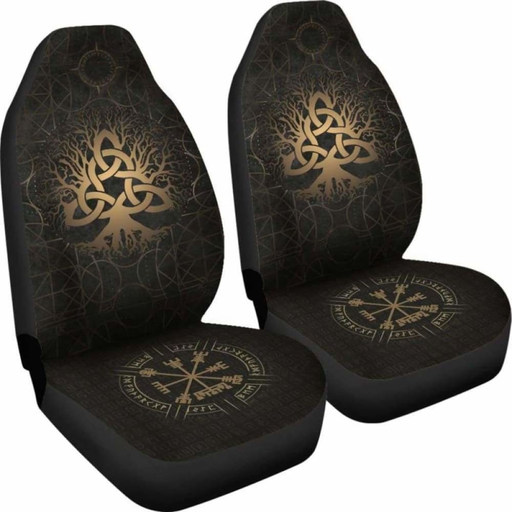 Viking Tree Of Life Vegvisir Car Seat Covers 144909