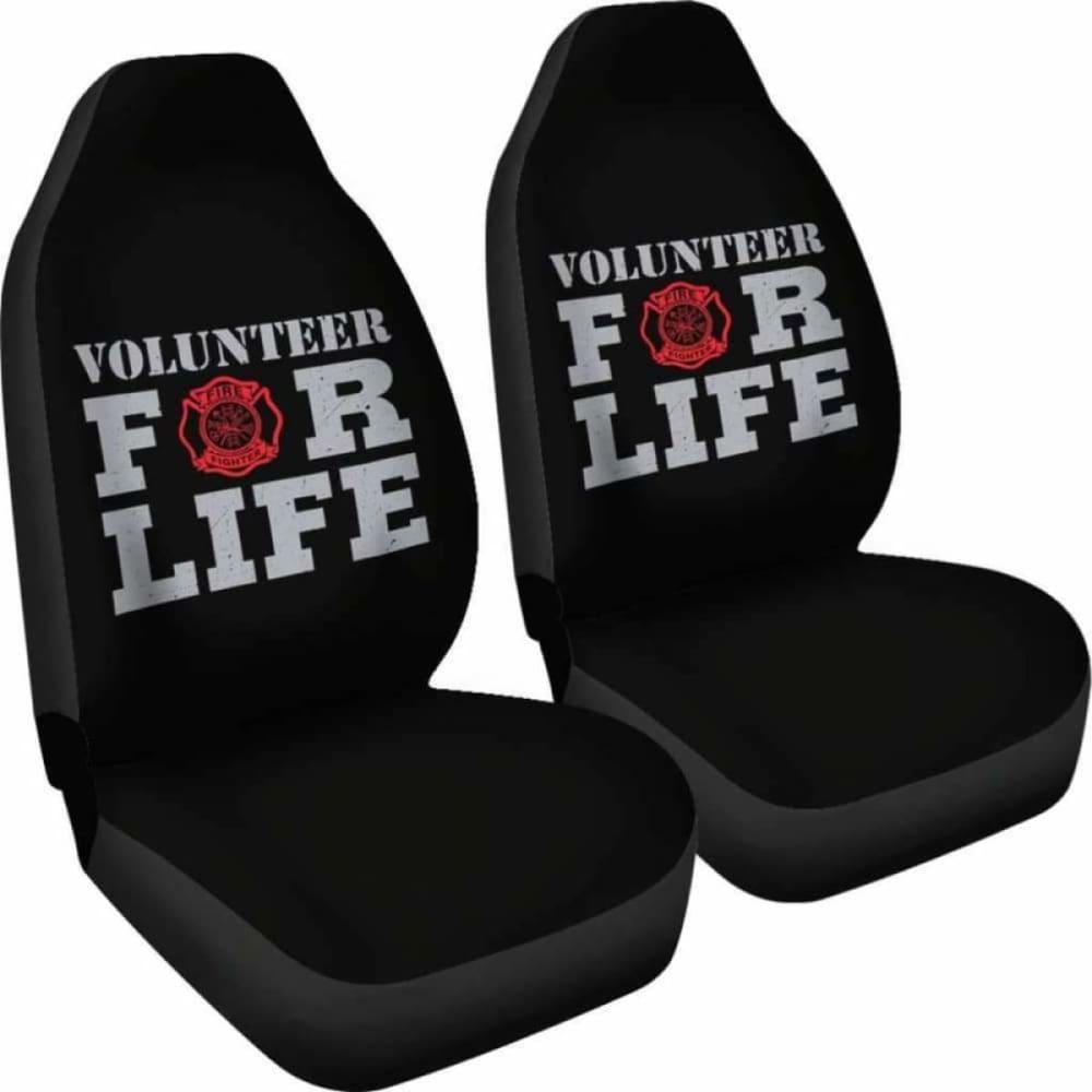Volunteer For Life Firefighter Car Seat Covers 101211