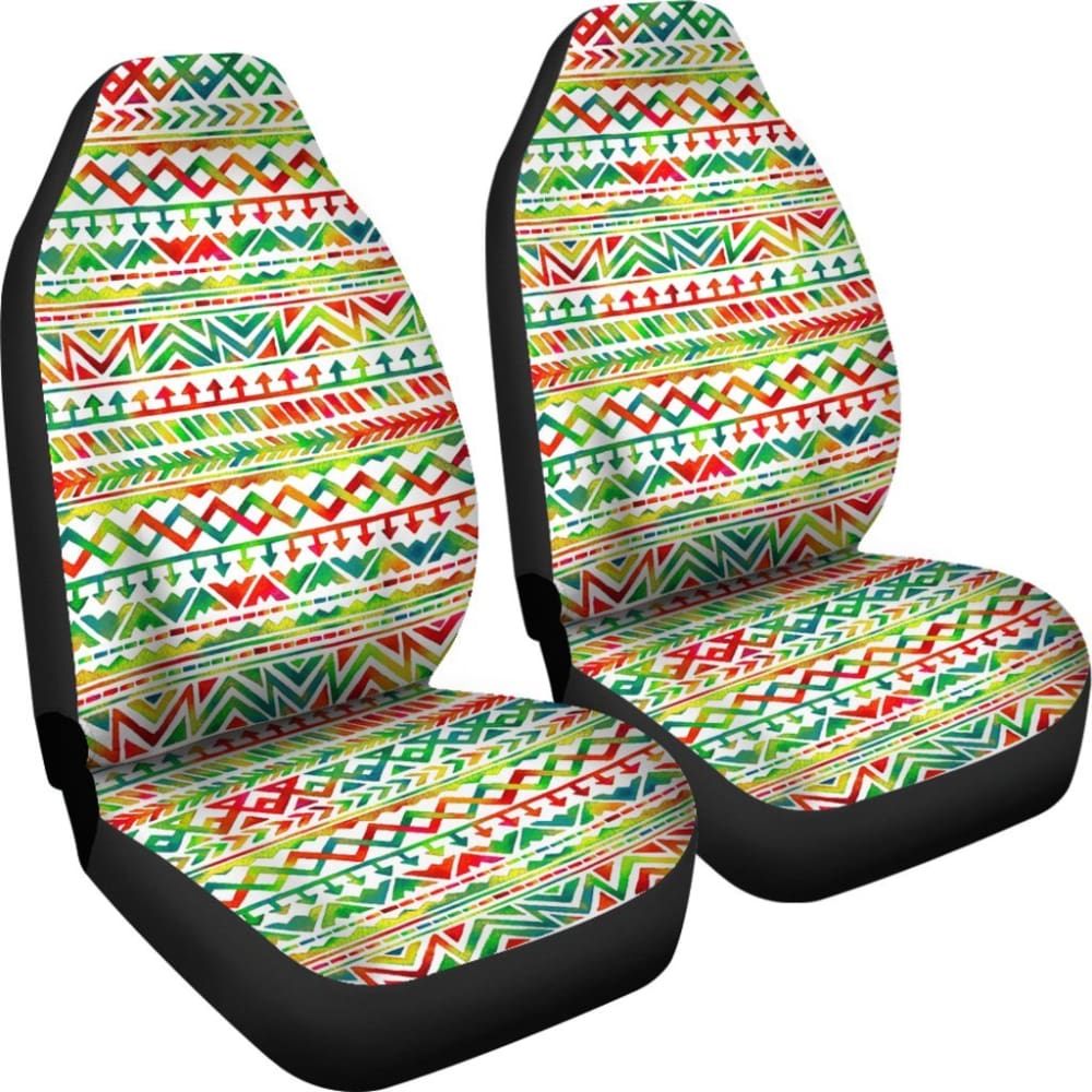 Watercolor Red Colorful Car Seat Cover 174510 - YourCarButBetter
