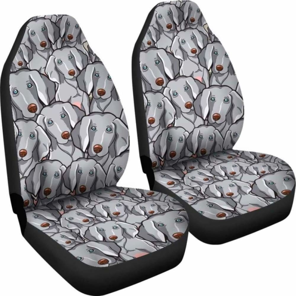 Weimaraner Dogs Pets Car Seat Covers 160830 - YourCarButBetter