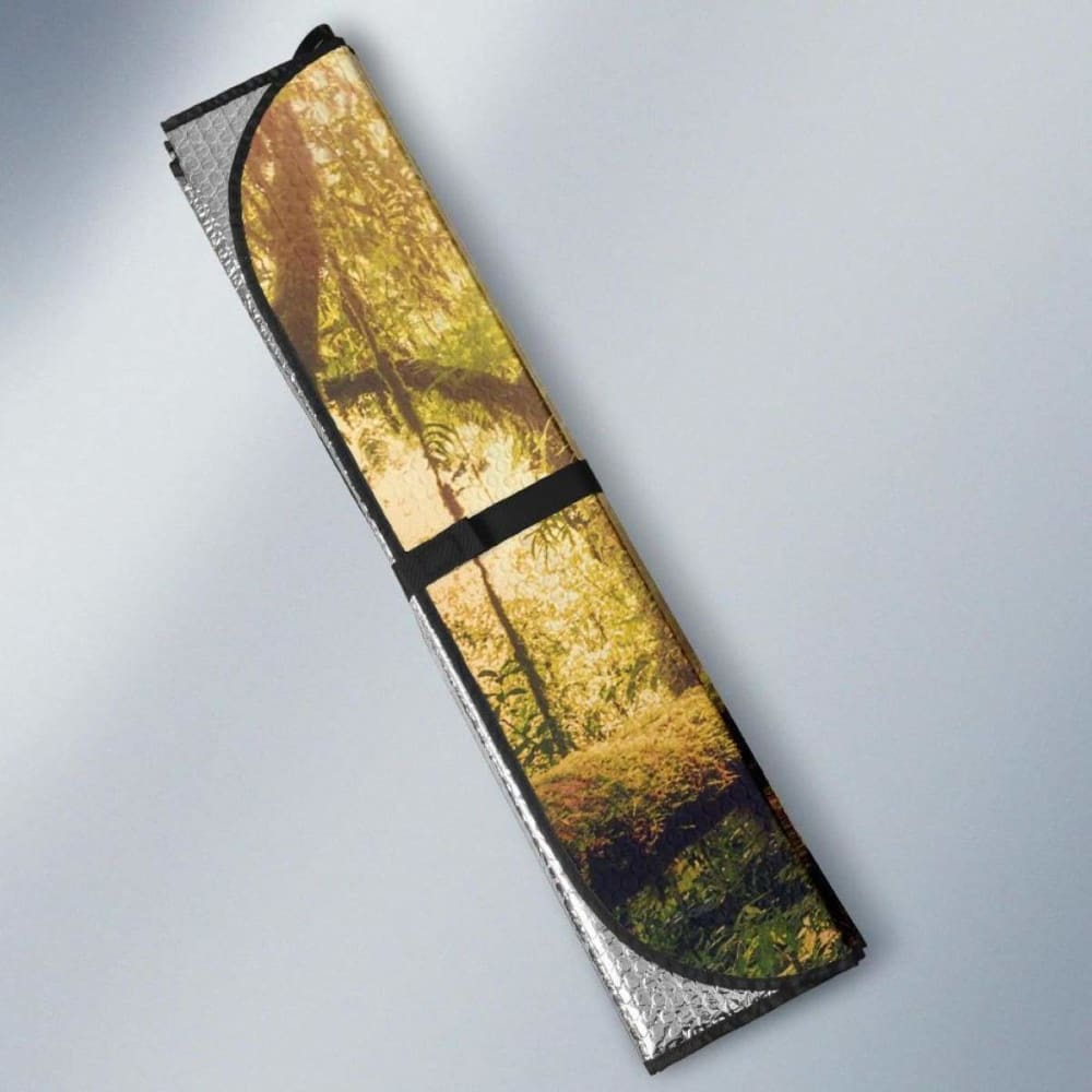 White Tiger Forest Jungle Sunlight 5K Car Sun Shade 172609 - YourCarButBetter