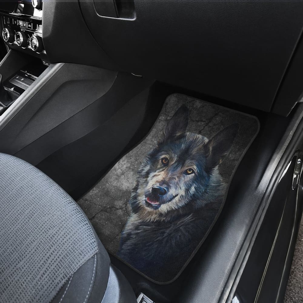 Wild Wolf Front And Back Car Mats - Make Your Own Styles