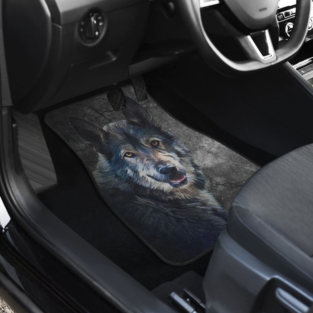 Wild Wolf Front And Back Car Mats - Make Your Own Styles
