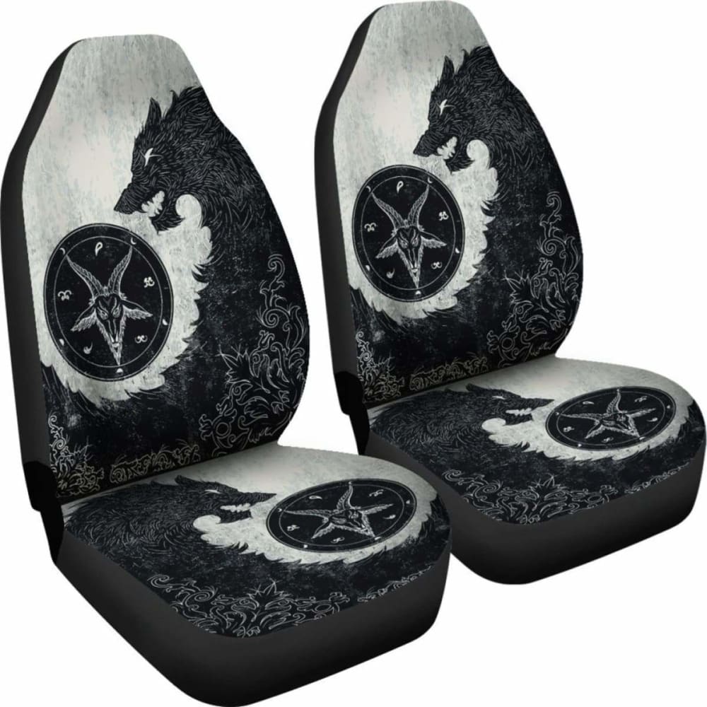 Wolf Dark Spirit Car Seat Covers 200904