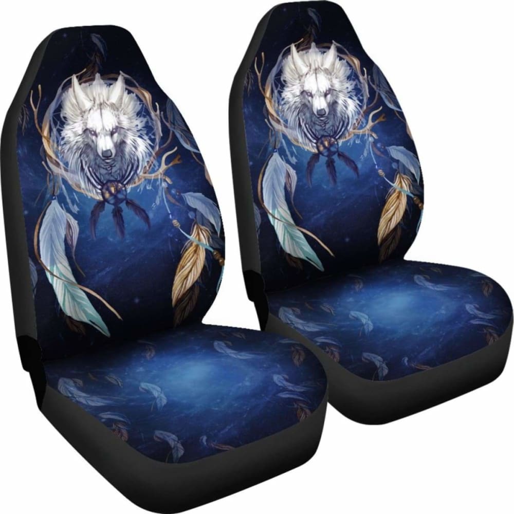 Wolf Dreamcatcher Car Seat Cover 200904