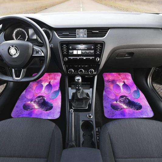 Wolf Footprints Car Floor Mats 212602