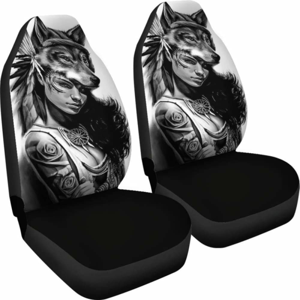 Wolf Girl Car Seat Covers 200904