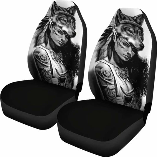 Wolf Girl Car Seat Covers 200904