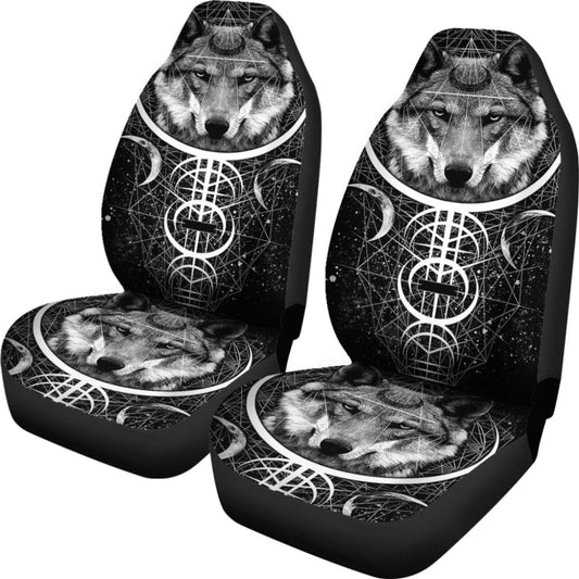 Wolf Mandala Car Seat Covers 212302