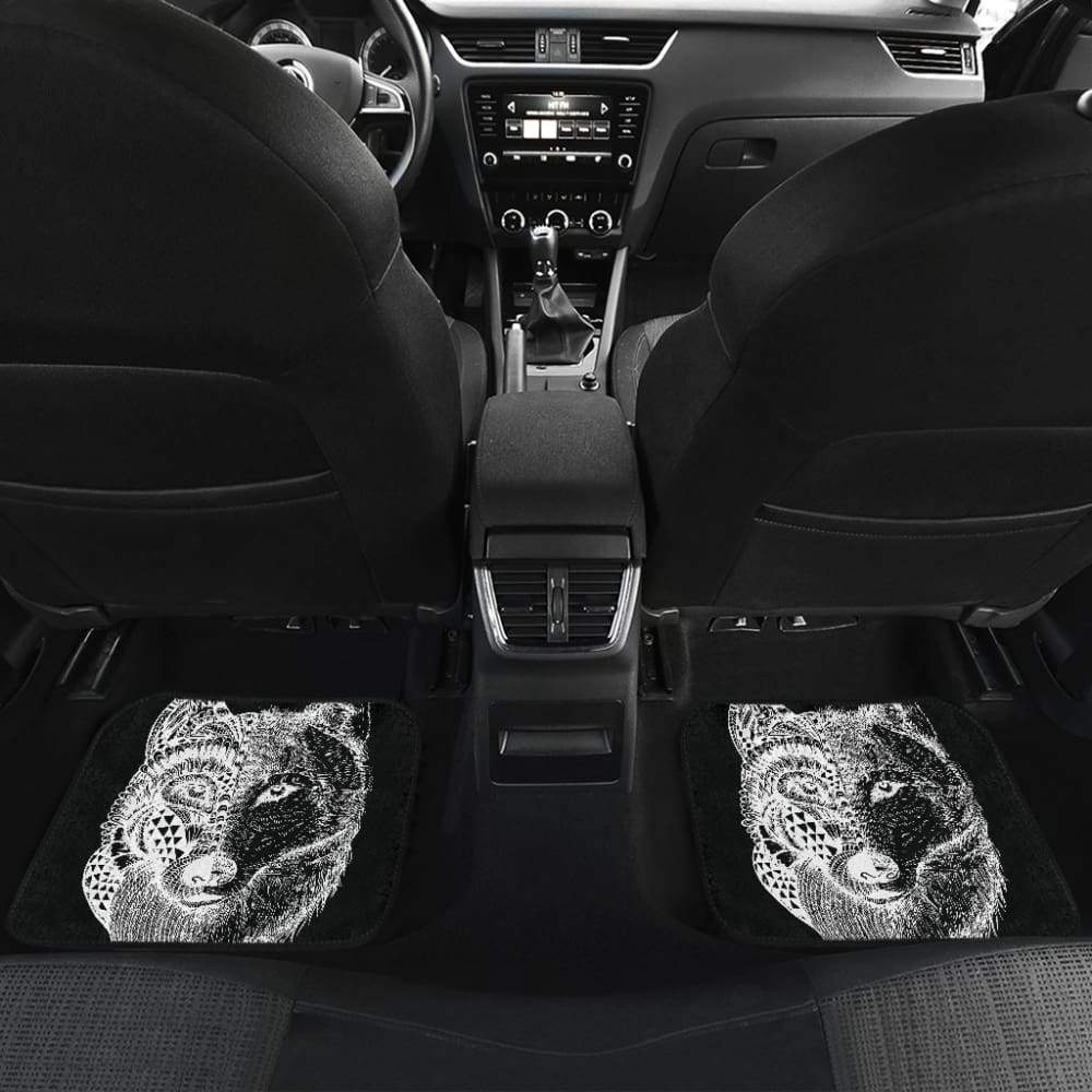 Wolf Mandala Full Car Floor Mats 212302