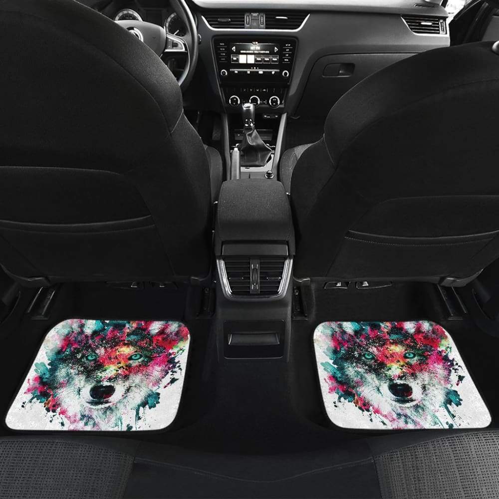 Wolf Mystical Car Floor Mats 212302
