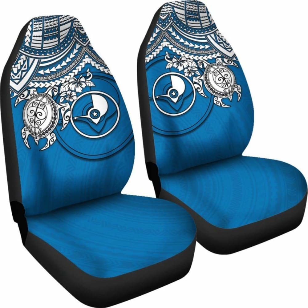 Yap Polynesian Car Seat Covers - Polynesian Turtle - Amazing 091114 - YourCarButBetter