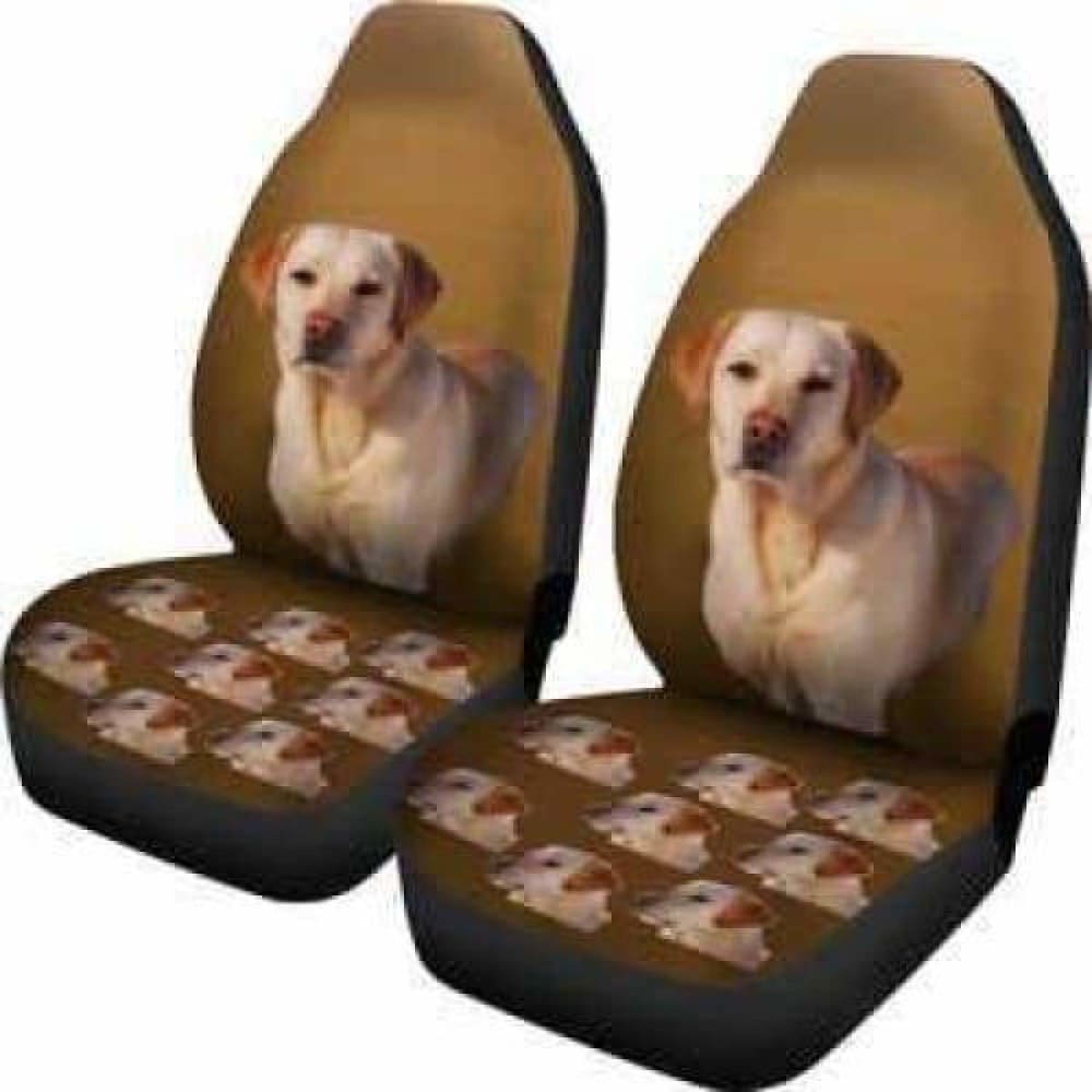 Yellow Labrador Car Seat Cover 181703 - YourCarButBetter
