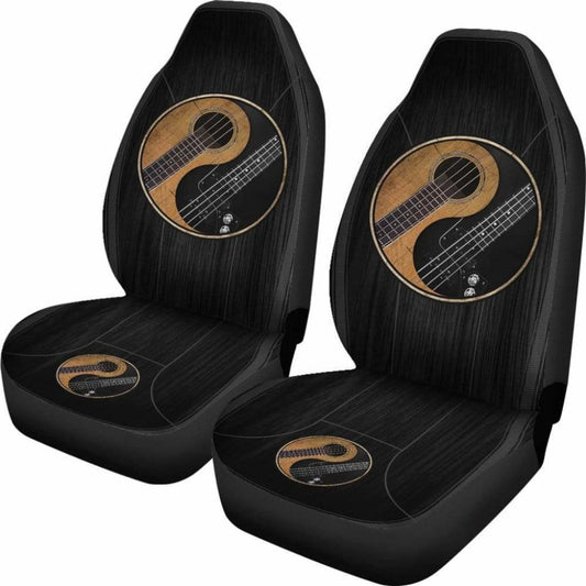 Yin Yang Bass Guitar - Car Seat Cover 174510 - YourCarButBetter