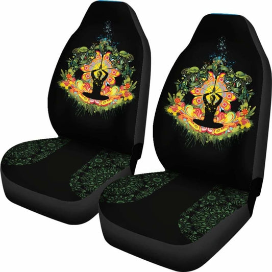 Yoga Glowing Heart Car Seat Cover 1 174914 - YourCarButBetter