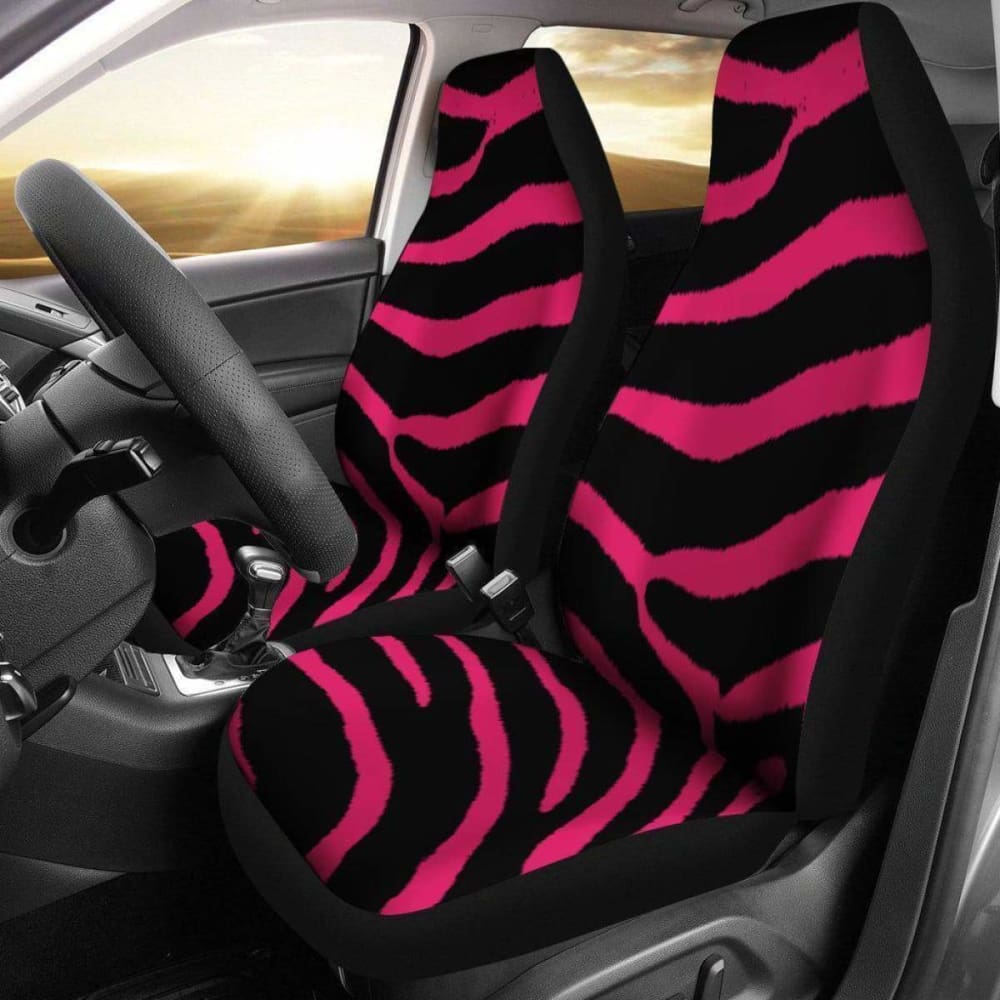 Zebra Pink Design Seat Covers 194013 - YourCarButBetter