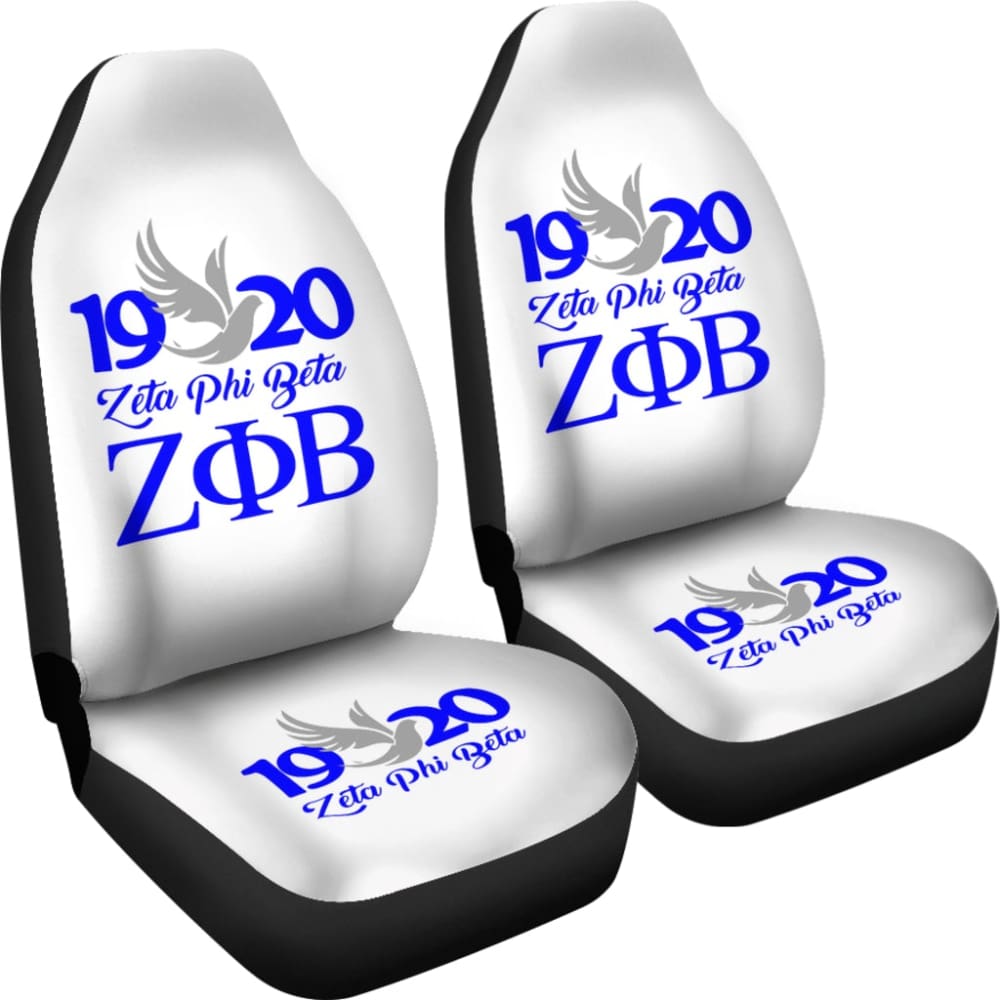 Zeta Phi Beta Custom Car Decoration Car Seat Covers 211601 - YourCarButBetter