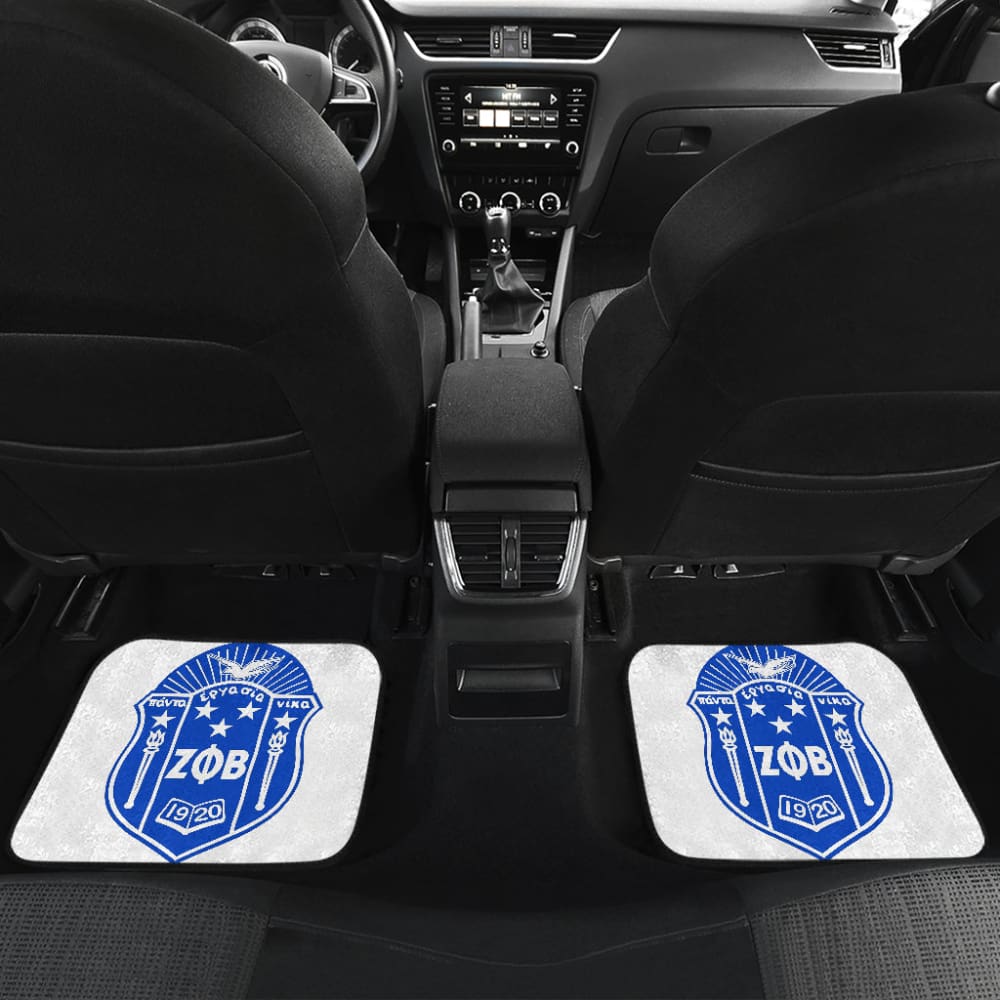 Zeta Phi Beta Custom Car Interior Decor Car Floor Mats 211601 - YourCarButBetter
