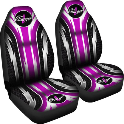 2 Front Dodge Charger Seat Covers Pink 094209 - YourCarButBetter