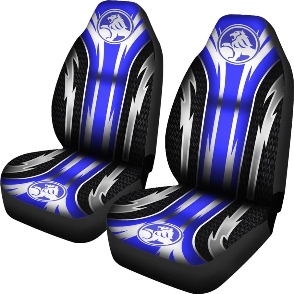 2 Front Holden Seat Covers Blue 144627 - YourCarButBetter