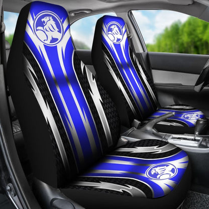 2 Front Holden Seat Covers Blue 144627 - YourCarButBetter