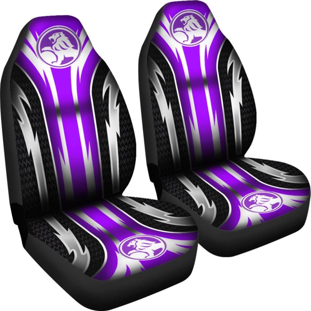 2 Front Holden Seat Covers Purple 144627 - YourCarButBetter