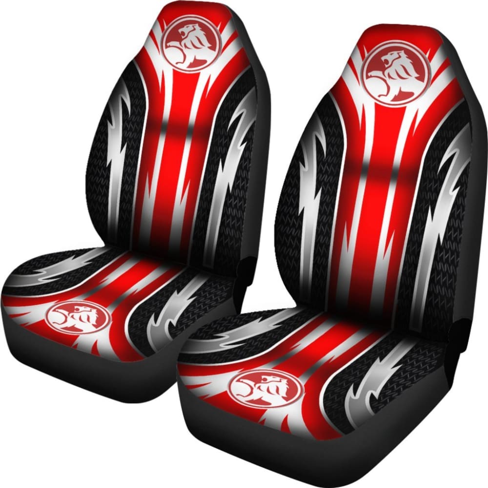2 Front Holden Seat Covers Red 144627 - YourCarButBetter
