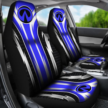 2 Front Infiniti Seat Covers Blue 144627 - YourCarButBetter