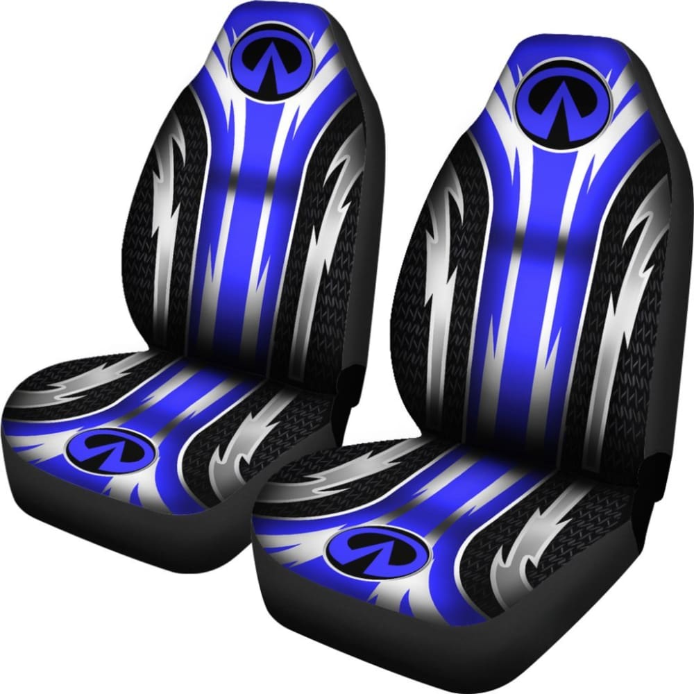 2 Front Infiniti Seat Covers Blue 144627 - YourCarButBetter
