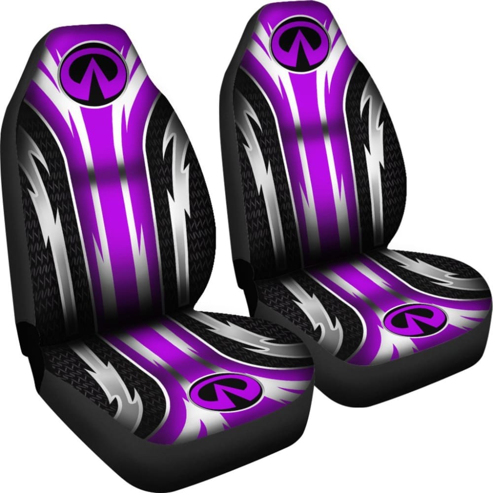 2 Front Infiniti Seat Covers Purple 144627 - YourCarButBetter