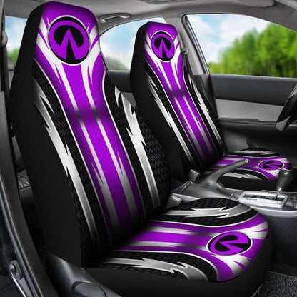 2 Front Infiniti Seat Covers Purple 144627 - YourCarButBetter