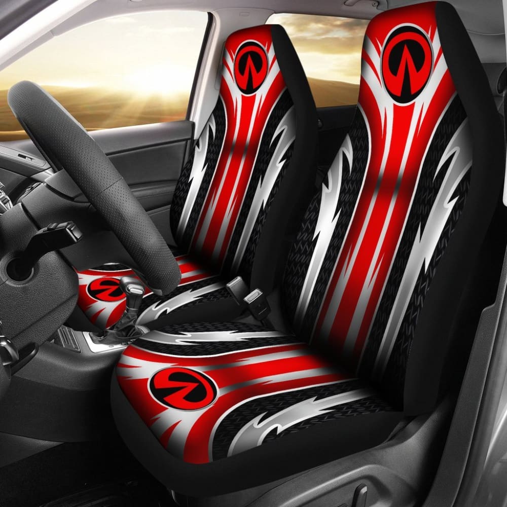 2 Front Infiniti Seat Covers Red 144627 - YourCarButBetter