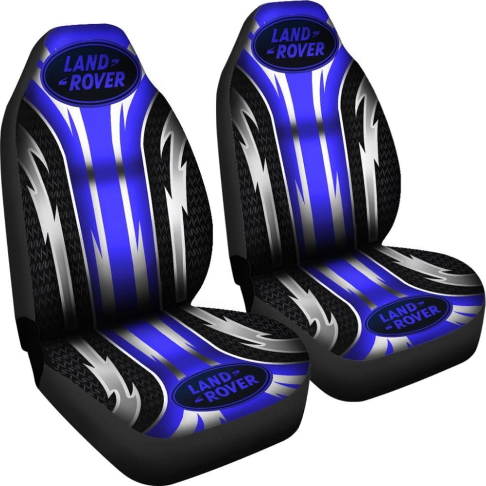 2 Front Land Rover Seat Covers Blue 144627 - YourCarButBetter