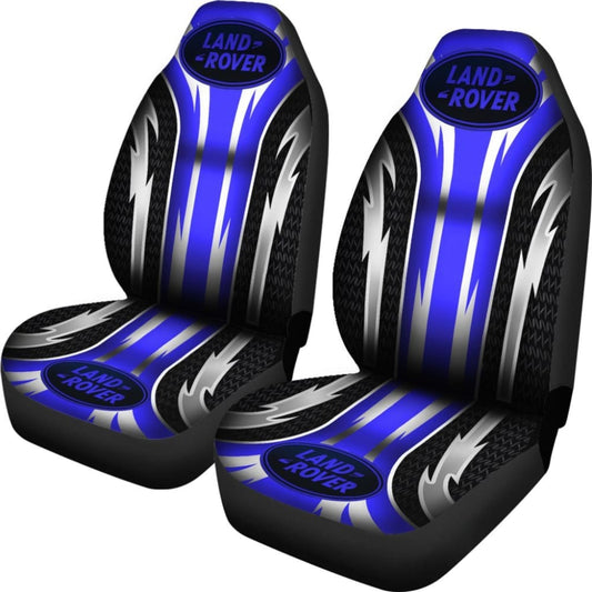 2 Front Land Rover Seat Covers Blue 144627 - YourCarButBetter