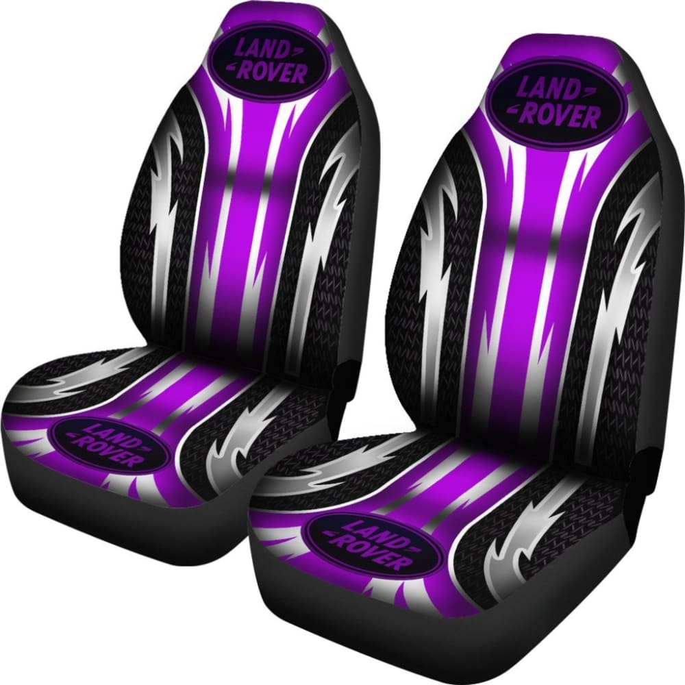 2 Front Land Rover Seat Covers Purple 144627 - YourCarButBetter