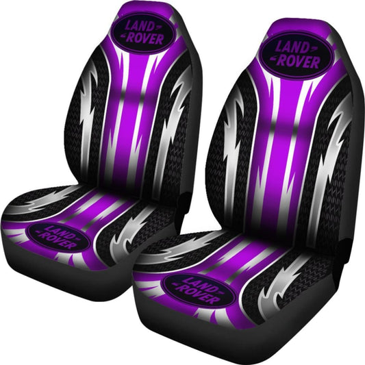 2 Front Land Rover Seat Covers Purple 144627 - YourCarButBetter
