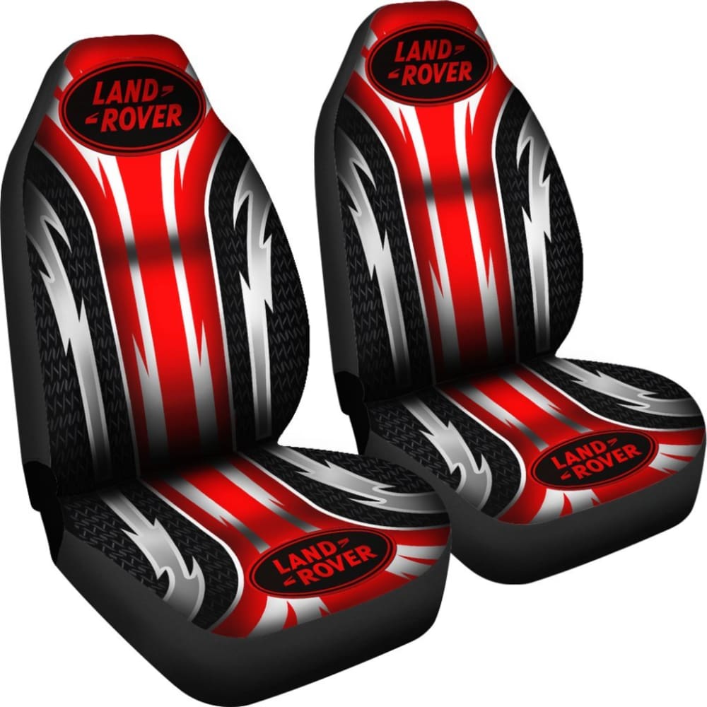 2 Front Land Rover Seat Covers Red 144627 - YourCarButBetter