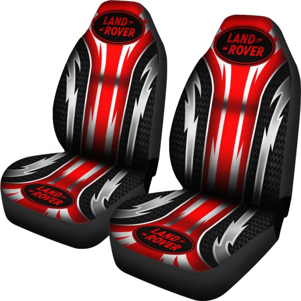 2 Front Land Rover Seat Covers Red 144627 - YourCarButBetter