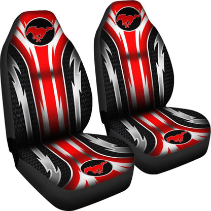 2 Front Mustang Seat Covers 144627 - YourCarButBetter