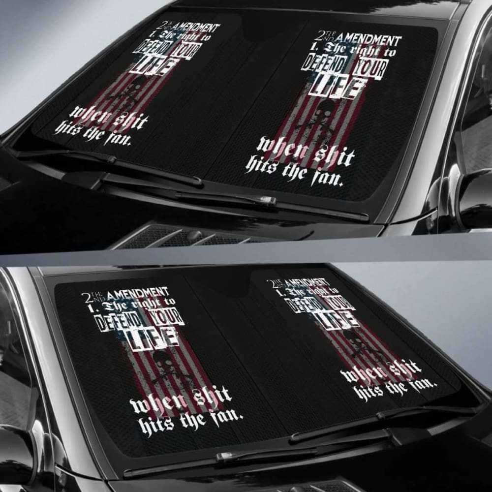2Nd Amendment Auto Sun Car Shades 182102 - YourCarButBetter