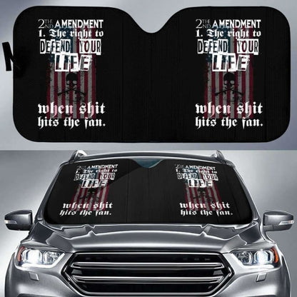 2Nd Amendment Auto Sun Car Shades 182102 - YourCarButBetter