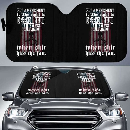 2Nd Amendment Auto Sun Car Shades 182102 - YourCarButBetter
