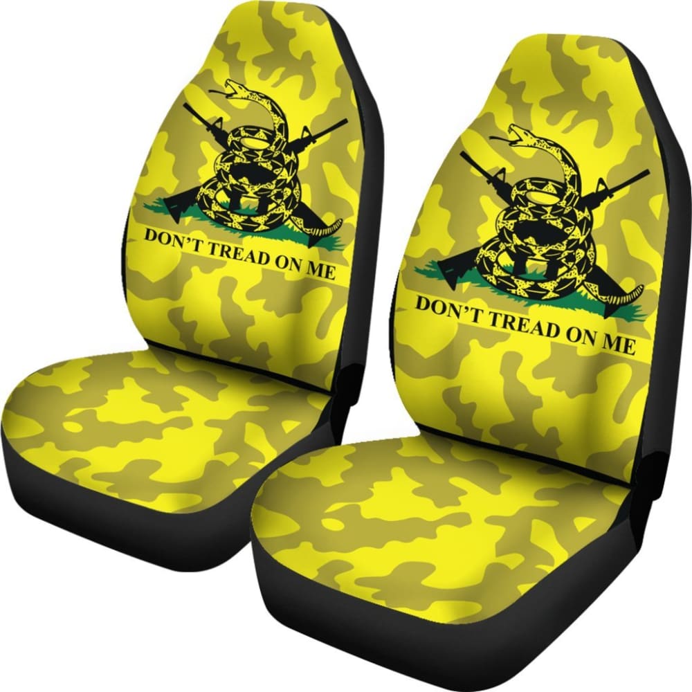 2Nd Amendment Don’T Tread On Me Car Seat Covers 101819 - YourCarButBetter