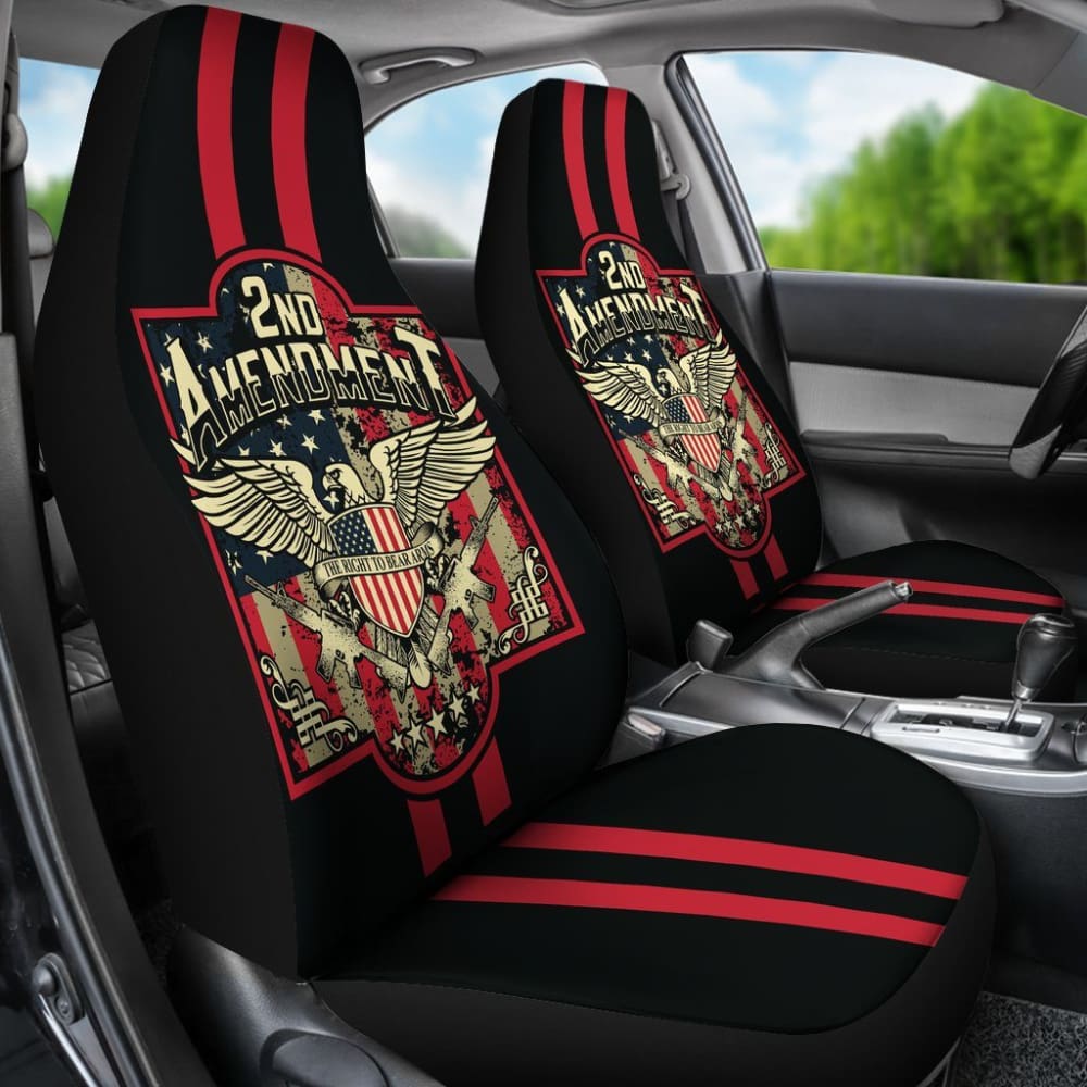 2Nd Amendment The Right To Bear Arms Car Seat Cover 101819 - YourCarButBetter